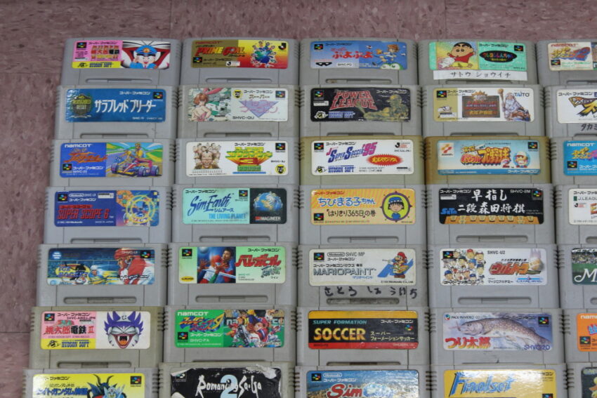 Wholesale Lot of 80 Nintendo Super Famicom Games (Untested / Uncleaned) Nintendo Super Famicom SFC