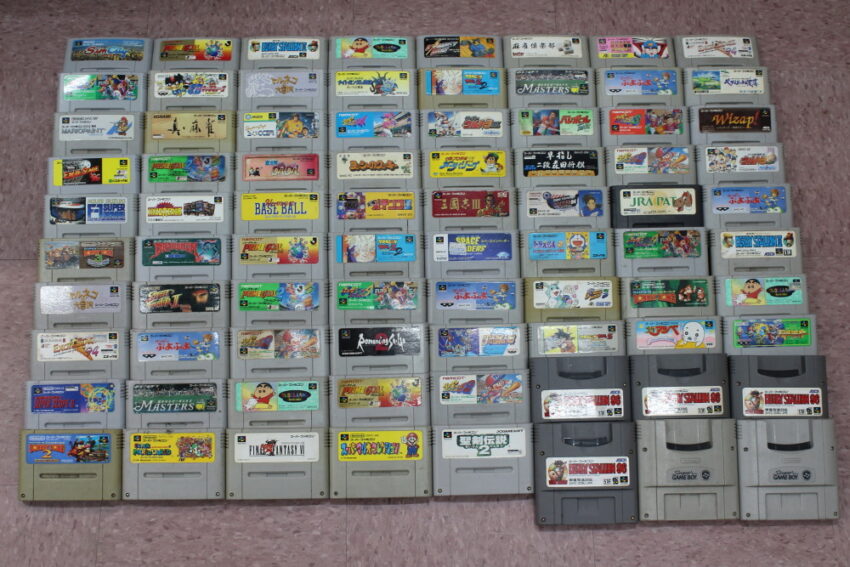 Wholesale Lot of 80 Nintendo Super Famicom Games (Untested / Uncleaned) Nintendo Super Famicom SFC