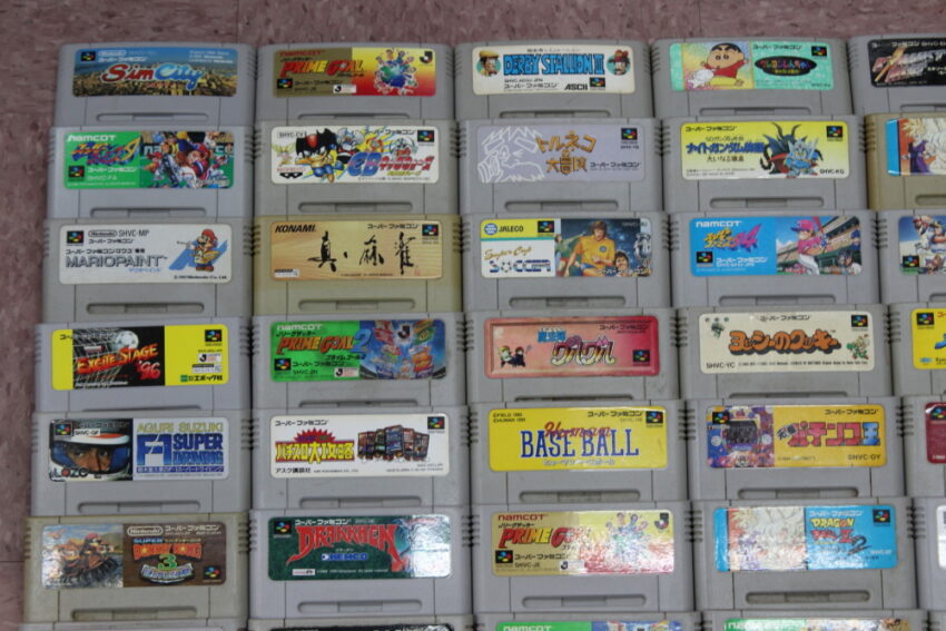 Wholesale Lot of 80 Nintendo Super Famicom Games (Untested / Uncleaned) Nintendo Super Famicom SFC