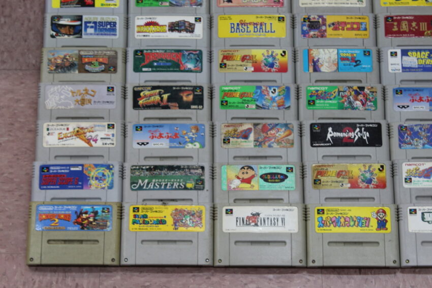 Wholesale Lot of 80 Nintendo Super Famicom Games (Untested / Uncleaned) Nintendo Super Famicom SFC