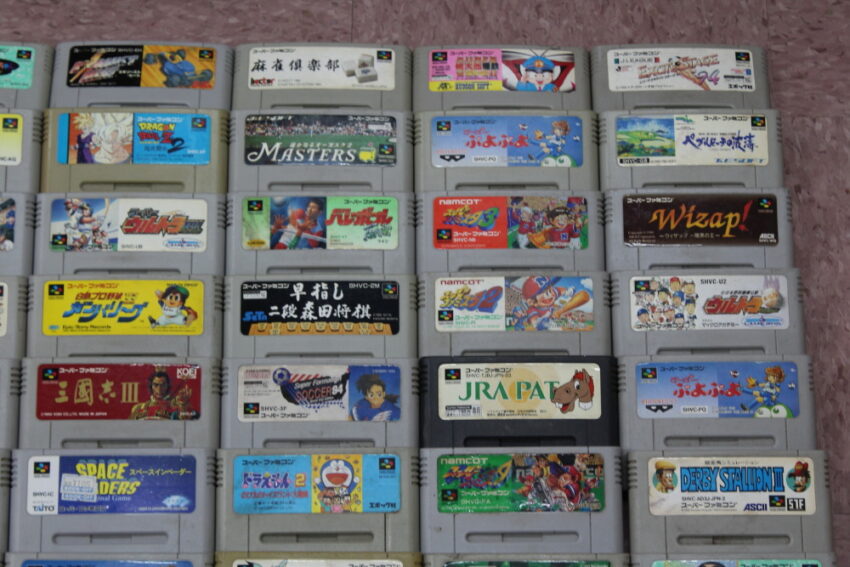 Wholesale Lot of 80 Nintendo Super Famicom Games (Untested / Uncleaned) Nintendo Super Famicom SFC