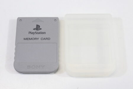 Official SONY PlayStation 1 OEM Memory Card Gray W/ Case for PS1 Console CIB (B) SONY PlayStation 1 PS1