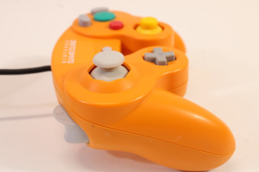 Official Nintendo Gamecube Controller Spice Orange (C Discolored) Nintendo GameCube GC