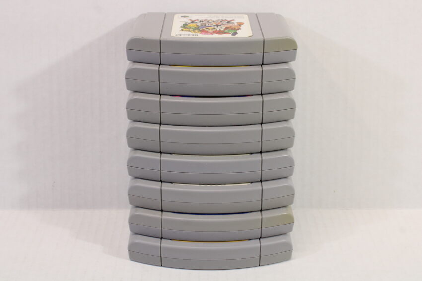 Lot of 8 Super Smash Bros Donkey Kong Custom Robo 1 V2 Shiren Mario Kart Tennis Star Twins (B) Nintendo 64 N64