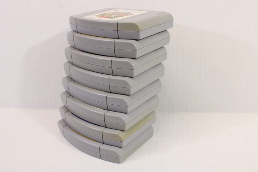 Lot of 8 Super Smash Bros Donkey Kong Custom Robo 1 V2 Shiren Mario Kart Tennis Star Twins (B) Nintendo 64 N64