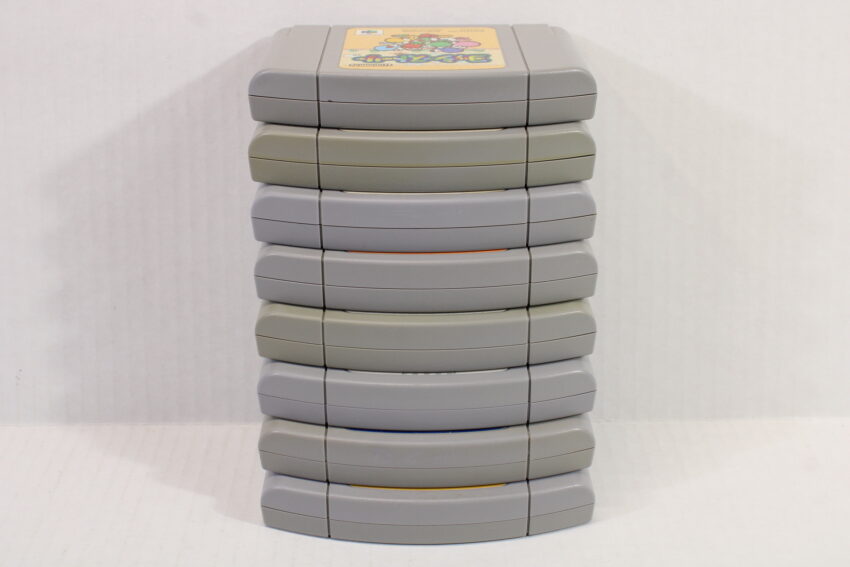 Lot of 8 Super Smash Bros Yoshi Story Shiren Mario Kart Tennis Party 1 3 Star Twins (B) Nintendo 64 N64