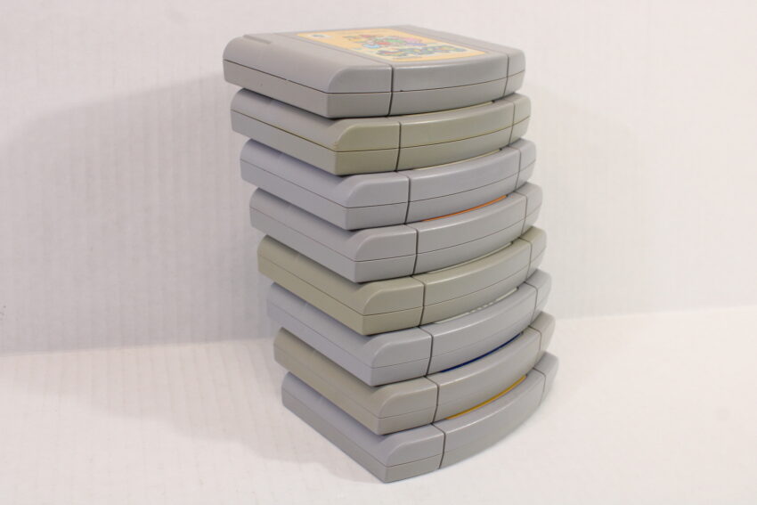 Lot of 8 Super Smash Bros Yoshi Story Shiren Mario Kart Tennis Party 1 3 Star Twins (B) Nintendo 64 N64