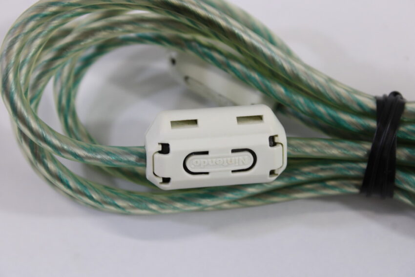 Gameboy Pocket / Color Link Cable MGB-008 Clear Green Cord x White Plugs (B) Gameboy GB GBP GBC
