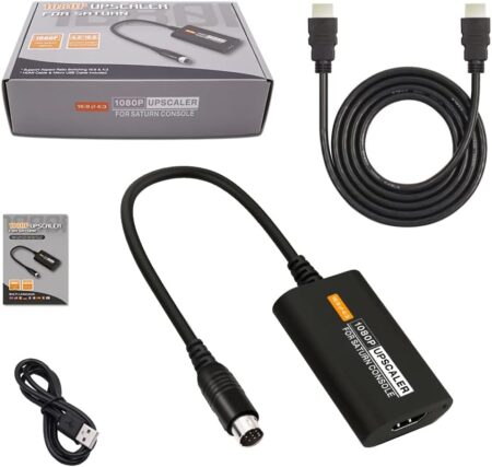 Retro Scaler 1080P HDMI Upscaler for SEGA Saturn Console (New) SEGA Saturn SS
