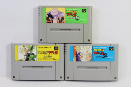 Lot of 3 Dragon Ball Z Super Butouden 1 2 3 (C) Nintendo Super Famicom SFC