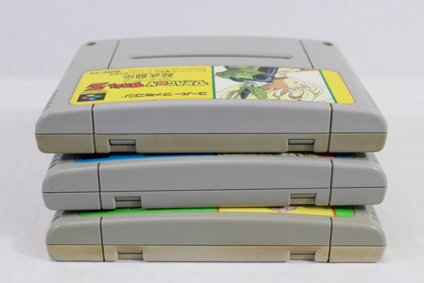 Lot of 3 Dragon Ball Z Super Butouden 1 2 3 (C) Nintendo Super Famicom SFC