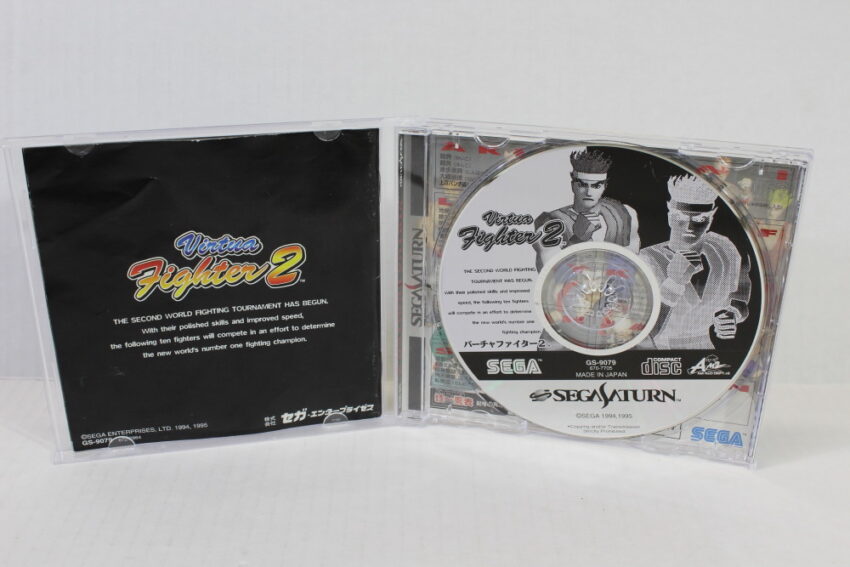 Lot of 2 Virtua Fighter 1 & 2 CIB (B) SEGA Saturn SS
