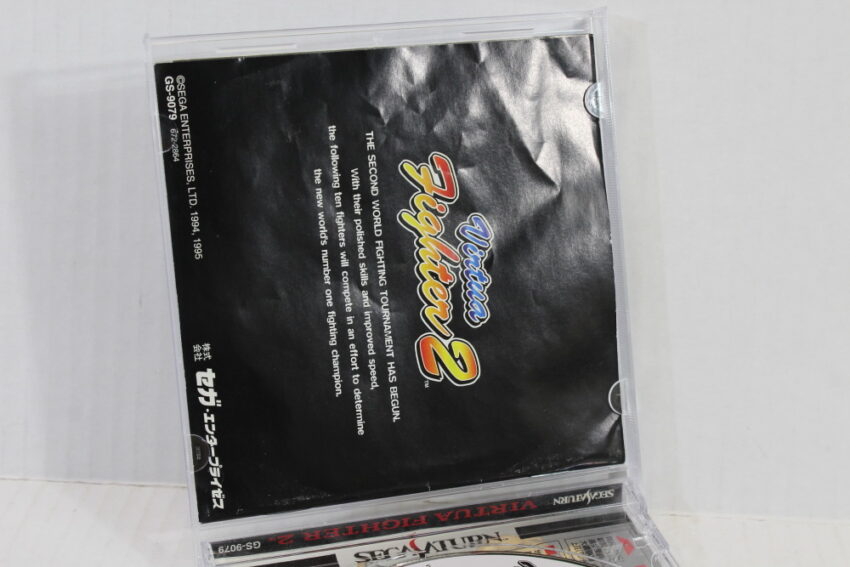 Lot of 2 Virtua Fighter 1 & 2 CIB (B) SEGA Saturn SS