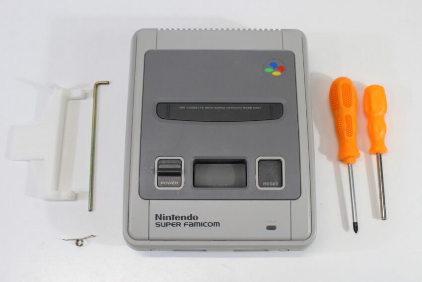 Official Nintendo Super Famicom Console Used Replacement Shell & Tools (B) Nintendo Super Famicom SFC
