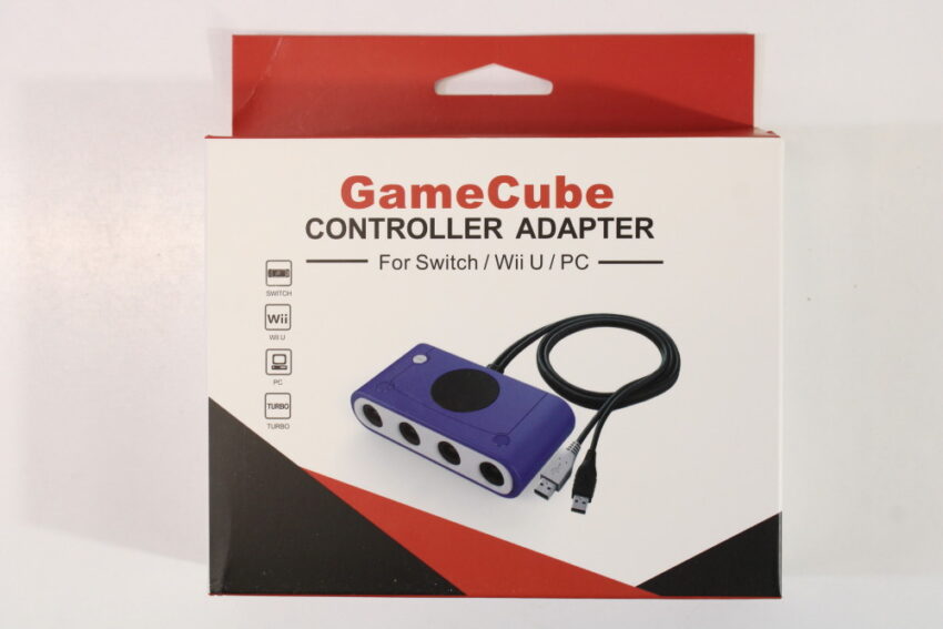 Nintendo Super Famicom Style Digital Controller Pad for Nintendo Gamecube With Purple Switch & Wii U / PC USB Controller Adapter SFC GCN (B)