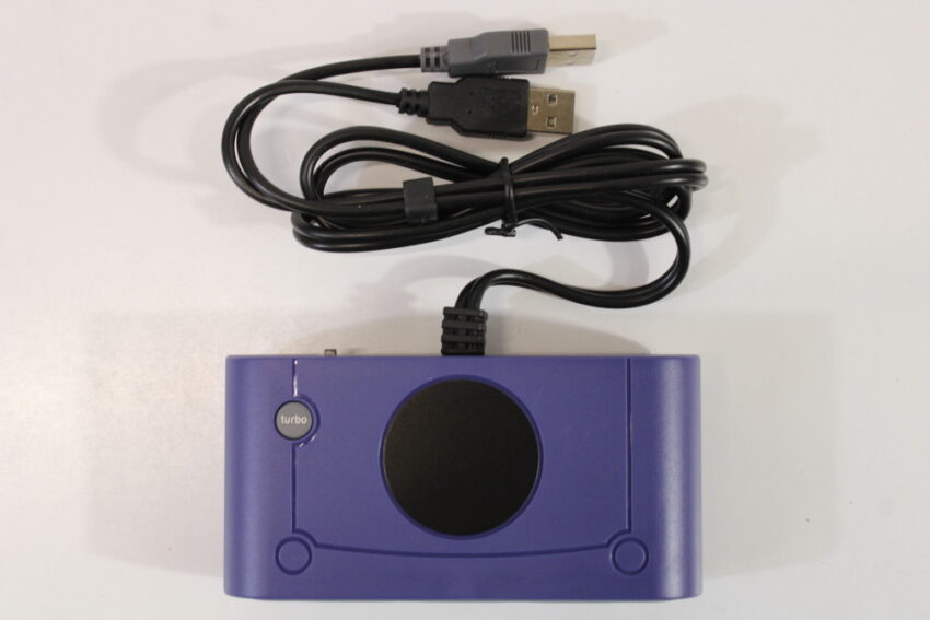 Nintendo Super Famicom Style Digital Controller Pad for Nintendo Gamecube With Purple Switch & Wii U / PC USB Controller Adapter SFC GCN (B)