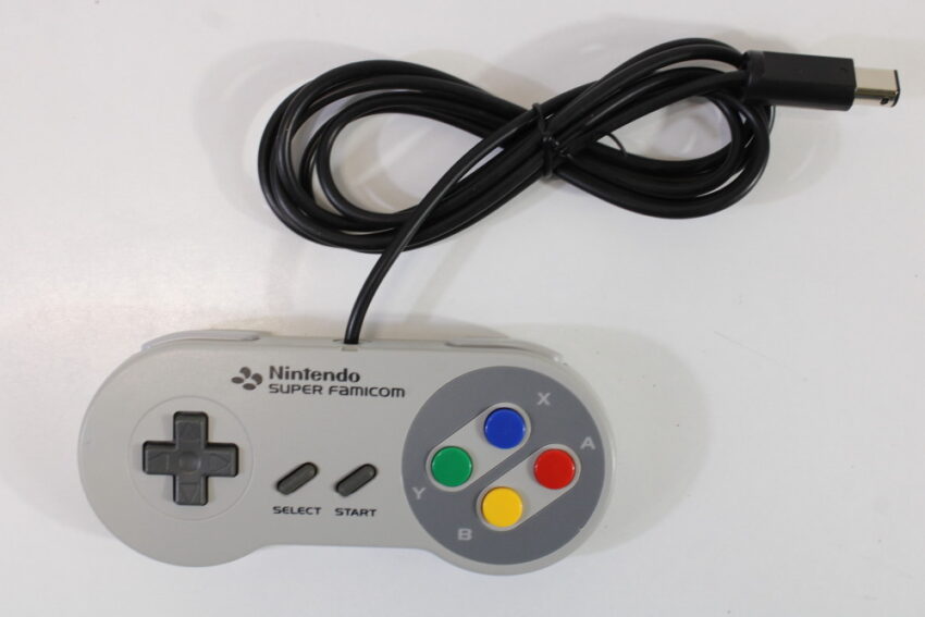 Nintendo Super Famicom Style Digital Controller Pad for Nintendo Gamecube With Purple Switch & Wii U / PC USB Controller Adapter SFC GCN (B)