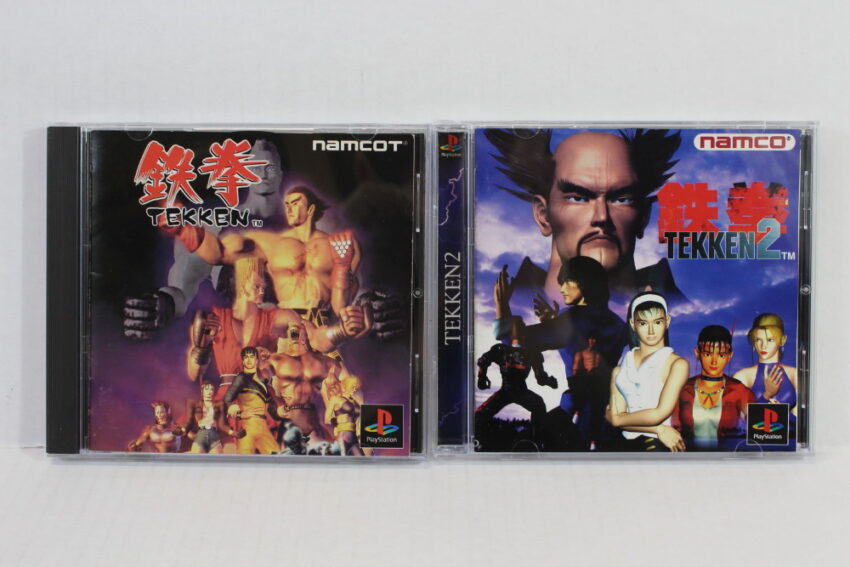 Lot of 2 Tekken 1 2 (B) SONY PlayStation 1 PS1