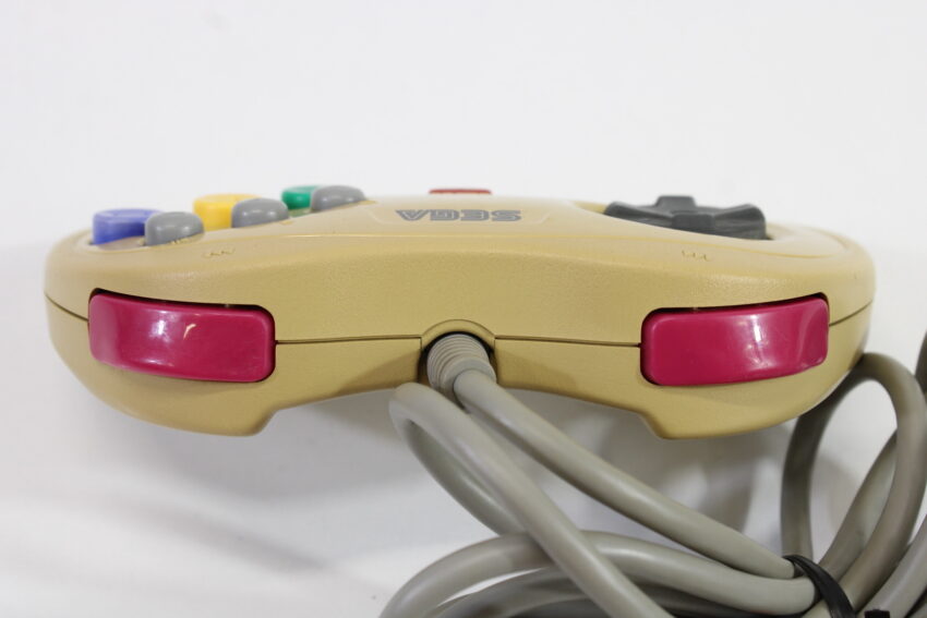 Official Sega Saturn White Controller Discolored HSS-0101 OEM SS (C)
