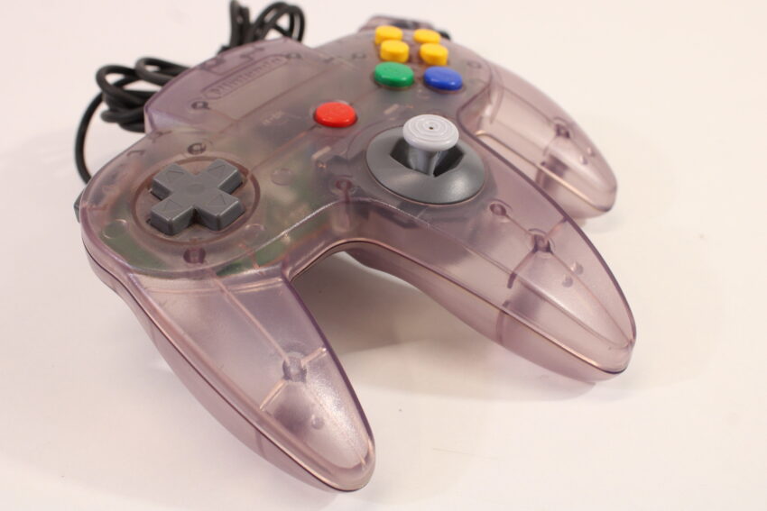 Official Nintendo 64 Atomic Purple Controller 9/10 Tight Stick TESTED N64 (B)