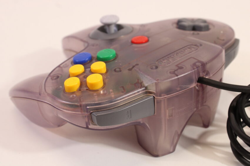 Official Nintendo 64 Atomic Purple Controller 9/10 Tight Stick TESTED N64 (B)