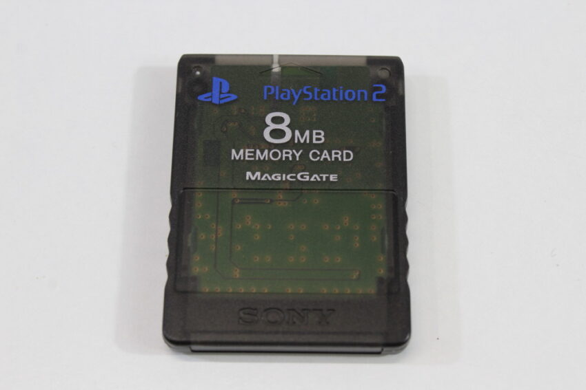 Official SONY PlayStation 2 8MB Memory Card Clear Clear Black Smoke MagicGate (B) SONY PlayStation 2 PS2