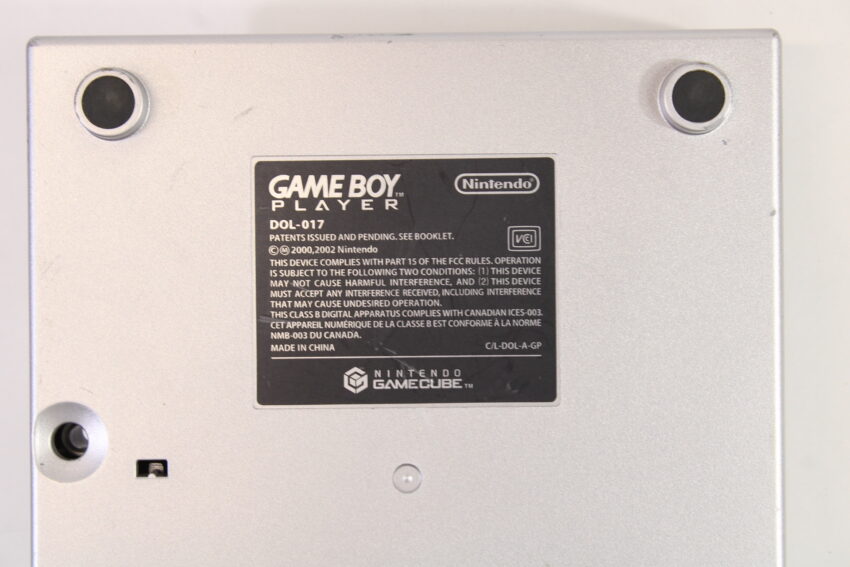 Nintendo GameCube Gameboy Player Shell Only Silver (For Parts or Repair) Nintendo GameCube GC