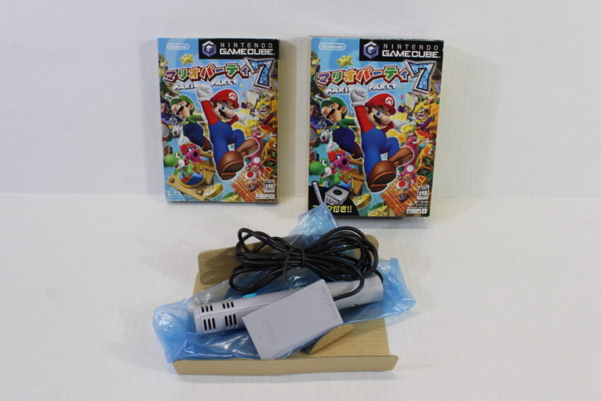 Mario Party 7 With Microphone Mic & Box (A) Nintendo GameCube GC