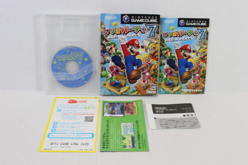 Mario Party 7 With Microphone Mic & Box (A) Nintendo GameCube GC