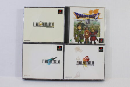 Lot of 4 Final Fantasy 7 8 9 VII VIII IX Dragon Quest VII (B) SONY PlayStation 1 PS1