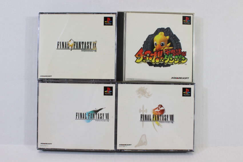 Lot of 4 Final Fantasy 7 8 9 VII VIII IX Chocobo Mystery Dungeon (B) SONY PlayStation 1 PS1