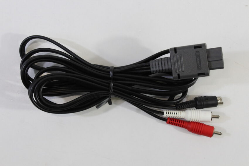 Official Nintendo S Video Cable OEM for Super Famicom / Nintendo 64 / GameCube SFC (B)