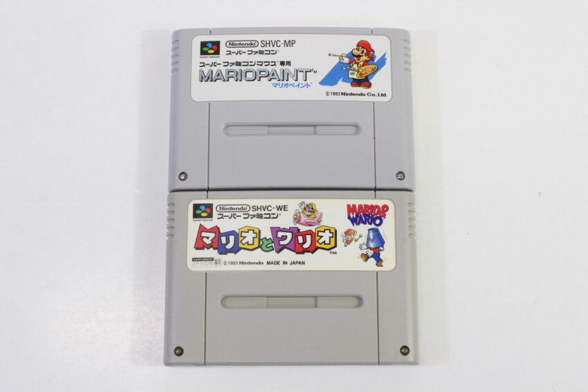 Lot of 3 Mario & Wario / Mario Paint & Super Famicom Mouse (B) Nintendo Super Famicom SFC