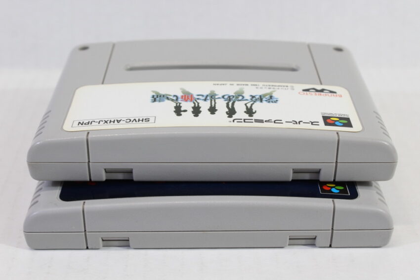 Lot of 2 Yakouchu & Gakkou de Atta Kowai Hanashi School Horror Story (B) Nintendo Super Famicom SFC