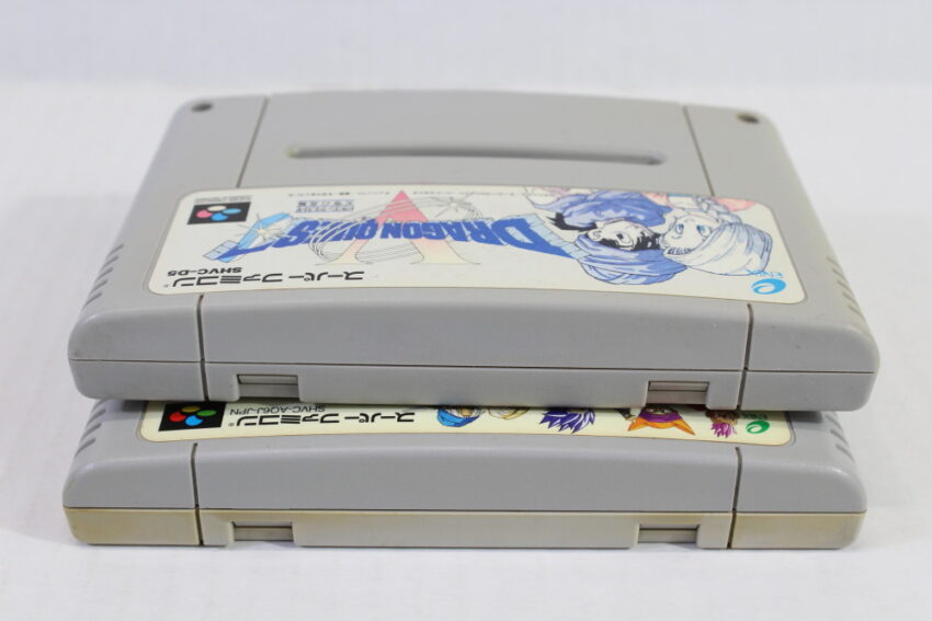 Lot of 2 Dragon Quest V 5 & VI 6 (C) Nintendo Super Famicom SFC