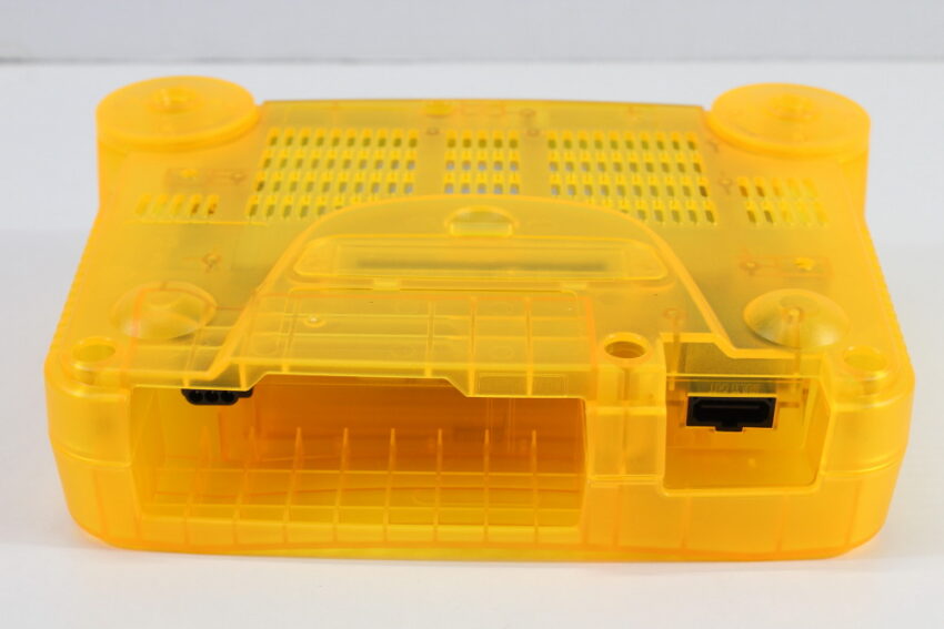 Nintendo 64 Clear Orange Transparent Console White LED Mod NTSC REGION FREE & AC AV (A) N64 (Copy)