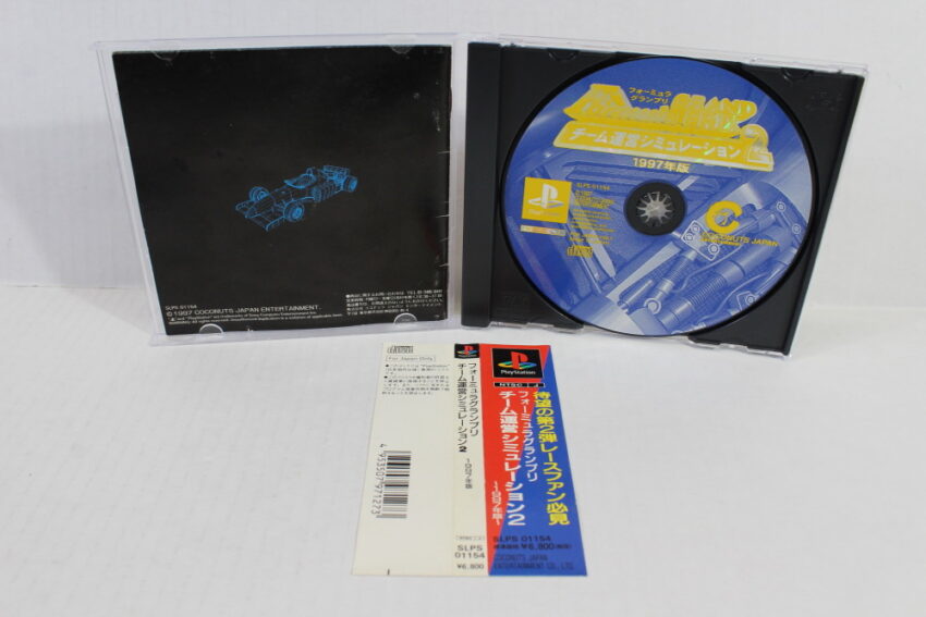 Formula Grand Prix Team Operation Simulation 2 CIB (B) SONY PlayStation 1 PS1