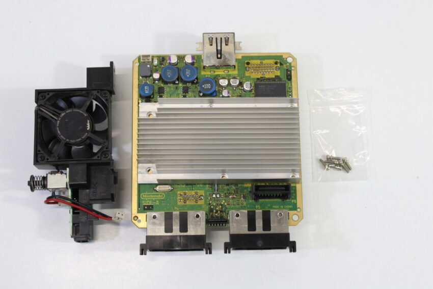 Nintendo GameCube OEM Mainboard DOL-101 Motherboard & Heatsink & Screws & Fan Power Switch GC (B) Nintendo GameCube GC