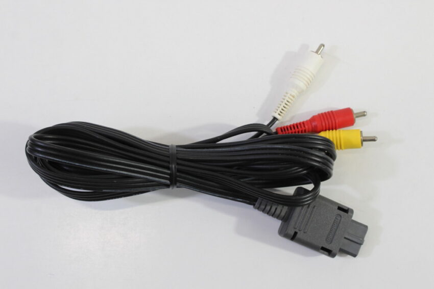 OEM Nintendo RCA AV Cable GC SNES N64 SFC Cosmetic Wear (B)