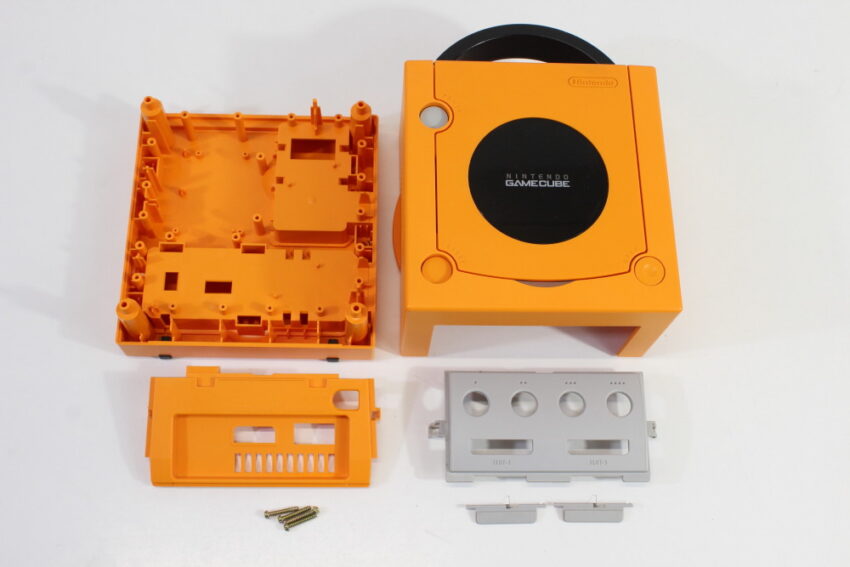 Nintendo GameCube OEM Replacement Shell Only Spice Orange DOL-001 (For Parts or Repair) Nintendo GameCube GC