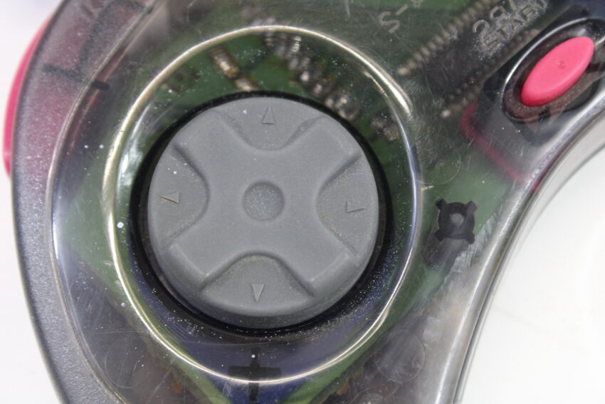 Official Cool Pad Clear Black Controller HSS-0101 OEM (B) SEGA Saturn SS