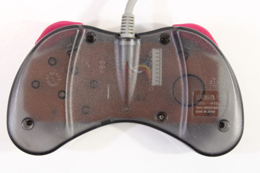 Official Cool Pad Clear Black Controller HSS-0101 OEM (B) SEGA Saturn SS