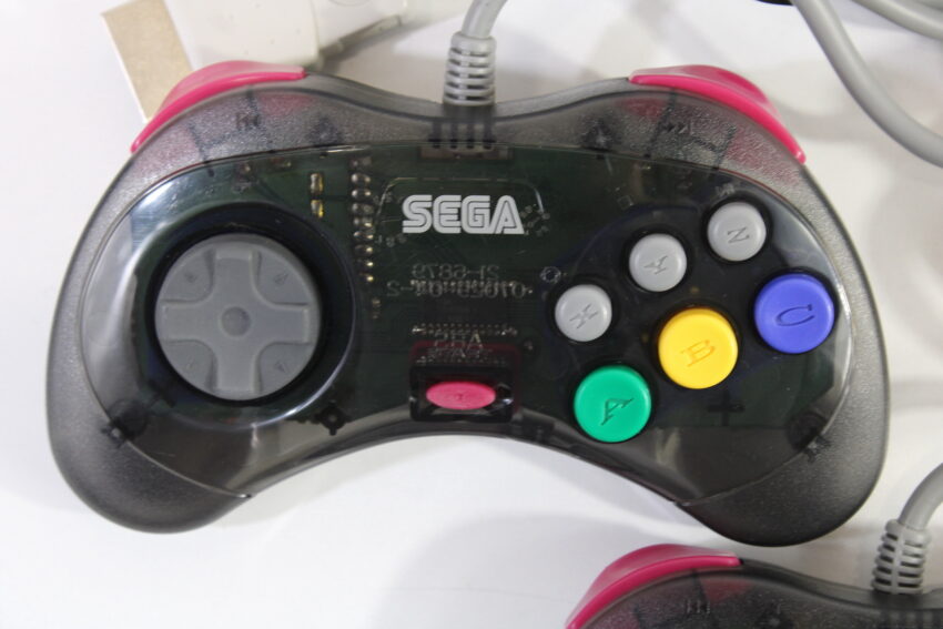 Official Cool Pad Clear Black Controller HSS-0101 OEM (B) SEGA Saturn SS