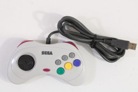 Official SLS Sega Saturn White USB Controller ISS-5001-01 OEM (A)