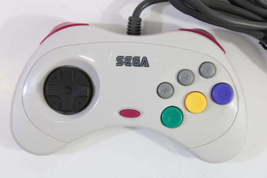 Official SLS Sega Saturn White USB Controller ISS-5001-01 OEM (A)