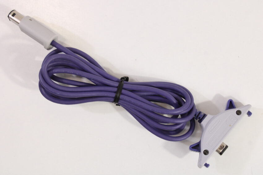 Official Nintendo Gameboy Advance to GameCube GBA GC Link Cable Cord OEM DOL-011 Chew Marks (C)