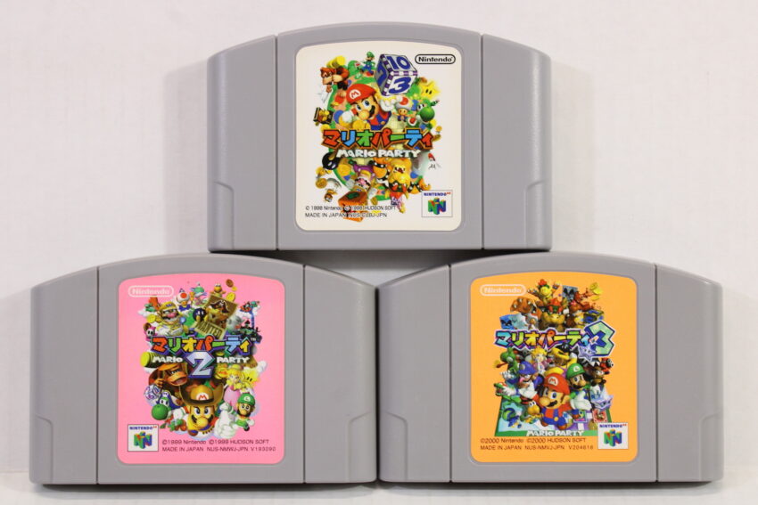 Lot of 3 Mario Party 1 2 3 N64 (B)