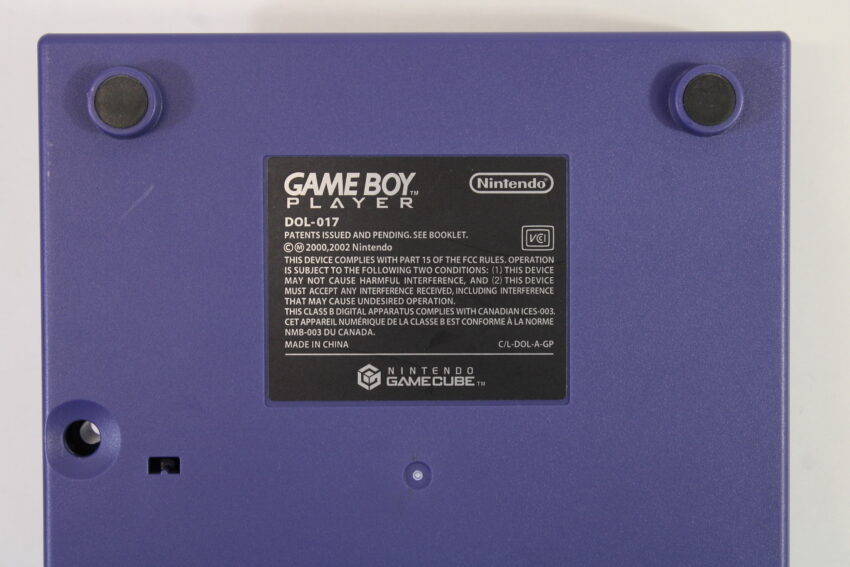 Nintendo GameCube Gameboy Player Shell Only Indigo Purple (For Parts or Repair) Nintendo GameCube GC