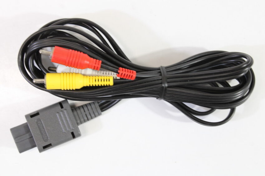 OEM Nintendo RCA AV Cable GC SNES N64 SFC Cosmetic Wear (B)