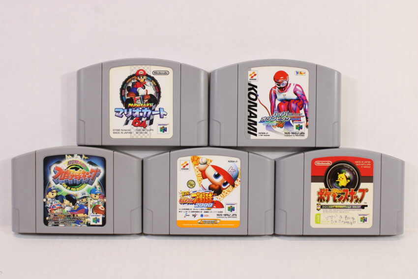 Lot of 5 Legend of Zelda Ocarina of Time Mario Tennis Pokemon Snap Jikkyou Baseball Custom Robo (B) Nintendo 64 N64